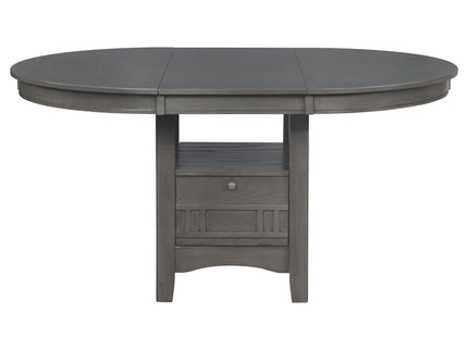 Ingall - 5 Piece Set With Storage Table And Upholstered Chairs - Medium Gray