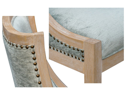 Upholstered Dining Chair With Nailhead Trim