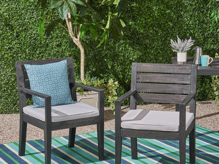 Outdoor Elegant Design Dining Chair (Set of 2)