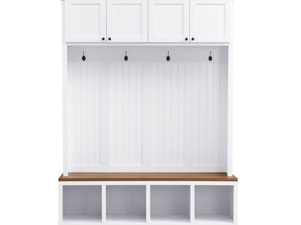Entryway Hall Tree With Bench And Storage