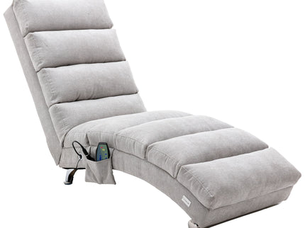 Massage Chaise Lounge Indoor With Remote Control, Ergonomic Electric Massage Lounger