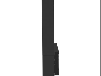 All-In-One TV Stand With Bookcase For TVs Up To 65"