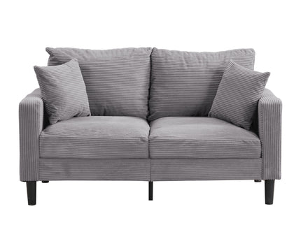 Modern Upholstered Loveseat Sofa, High Resilience