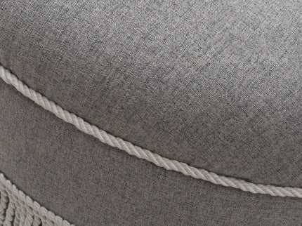 Yolanda - Round Upholstered Accent Ottoman