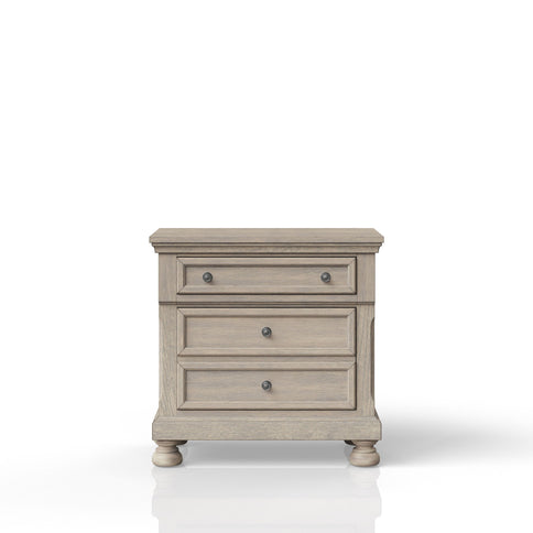 Nightstand Two Storage Drawers