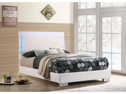 Felicity - LED Panel Bed With Built In Lighting