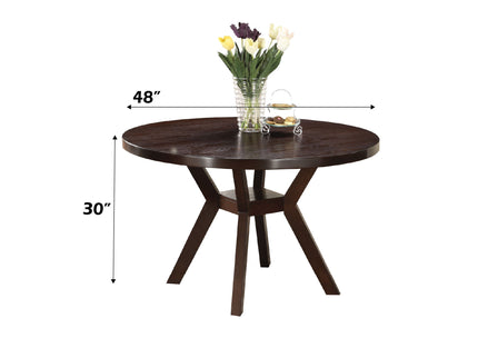Drake - 5 Pieces Dining Room Set - Espresso / Gray