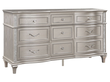 Katerina - 9 Drawer Dresser With Removable Jewelry Tray - Oak
