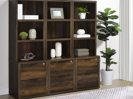Geary - 3 Shelf Bookcase With USB Charging And Lockable Top Drawer
