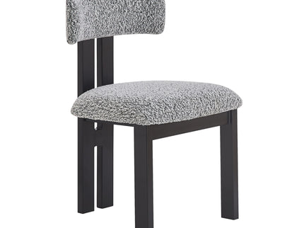 Modern Upholstered Armless Dining Chairs With Metal Legs