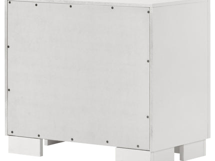 Copper - 2 Drawer Rectangular Nightstand