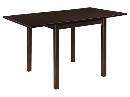 Vanetta - 3 Piece Dining Set With Drop Leaf Table And Chairs - Cappuccino