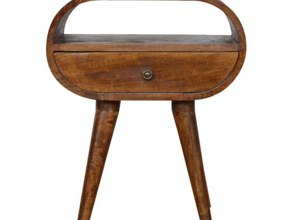 Circular Open Bedside Nightstand