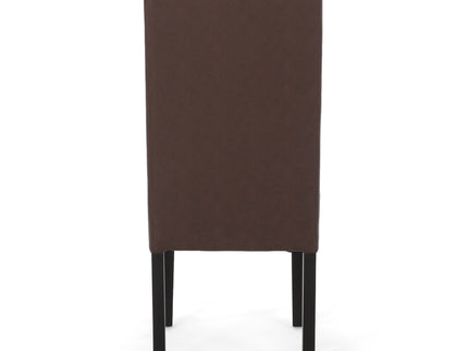 Contemporary Dining Chair With Rubberwood Legs (Set of 2)