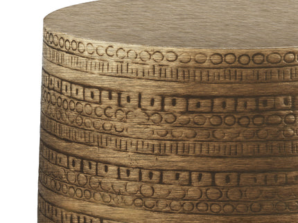 Johnsen - Handcrafted Large Metal Accent Table