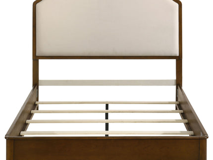 Leonide - Panel Bed With Upholstered Headboard