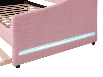 Design Upholstered Daybed With Light And Trundle