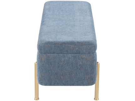 Daniella - Contemporary Bench - Gold / Blue