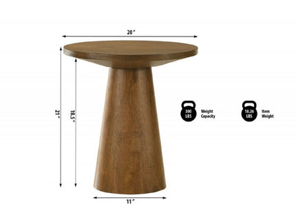 Round Console Table With Pedestal Base