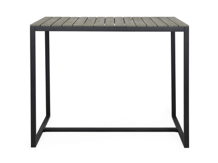 Ernesto - Outdoor Industrial Acacia Wood Bar Table