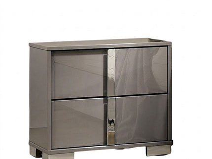 Nightstand With Vertical Handles