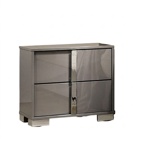 Nightstand With Vertical Handles