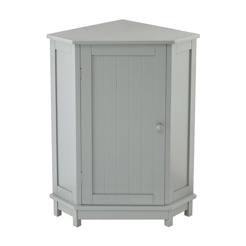 Bathroom Cabinet Triangle Corner Storage Cabinet With Adjustable Shelf Modern Style
