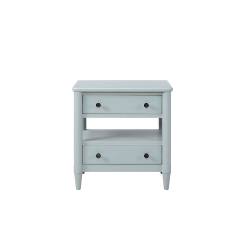 Open Nightstand With 2 Drawers