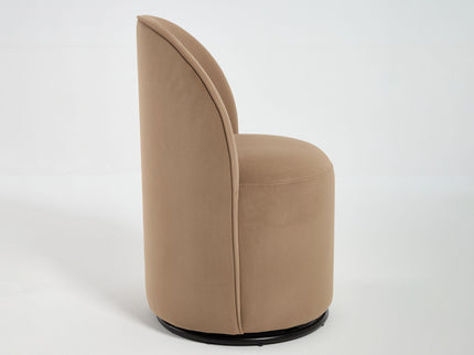360 Degree Swivel Armless Dining Barrel Chair