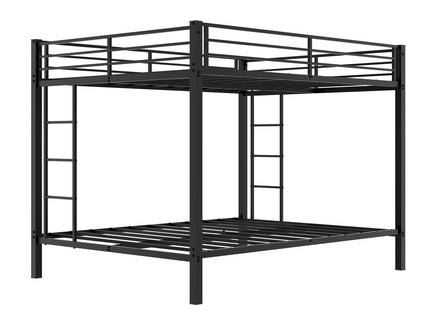 Bunk Bed For Kids, Convertible Frame With Ladders & Guardrail
