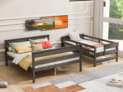 Detachable Design Bunk Bed With Ladder