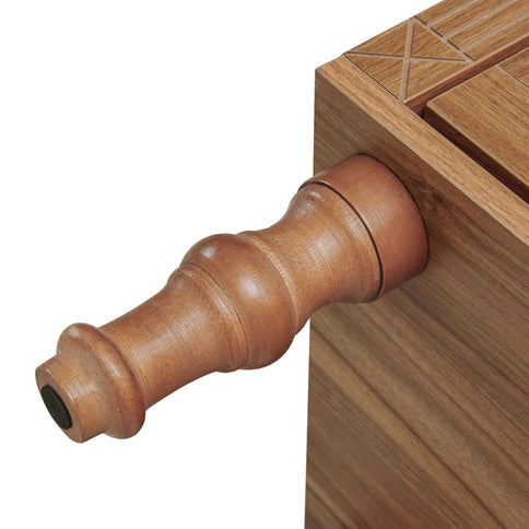 Tall Kitchen Pantry Cabinet With Hollow Carved Doors 2 Drawers And Adjustable Shelves Storage Display Cabinet For Kitchen Dining Room Or Living Room - Walnut