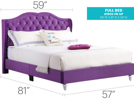 Upholstered Bed Transitional