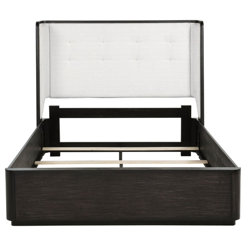 Bangor - Wingback Bed With Upholstered Headboard