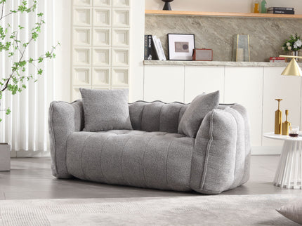 Cozy Beanbag Chair With High Resilience Foam Core For 2