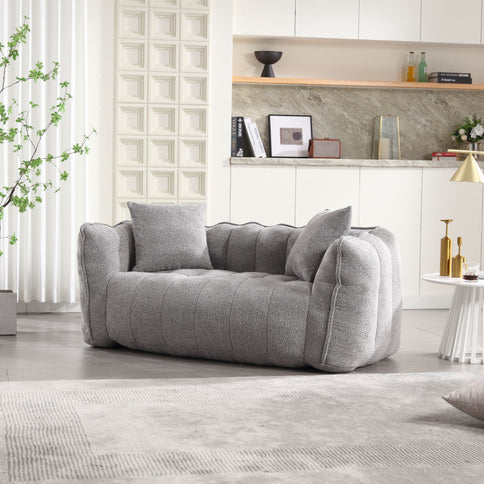 Cozy Beanbag Chair With High Resilience Foam Core For 2