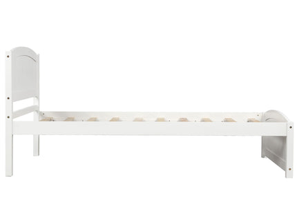 Platform Bed & Headboard, Footboard And Wood Slat Support