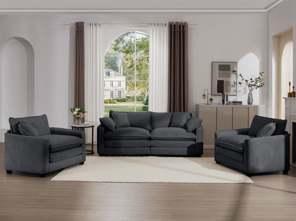 Elegant Oversized Sectional Sofa Set With Deep Seats And Flexible Layout