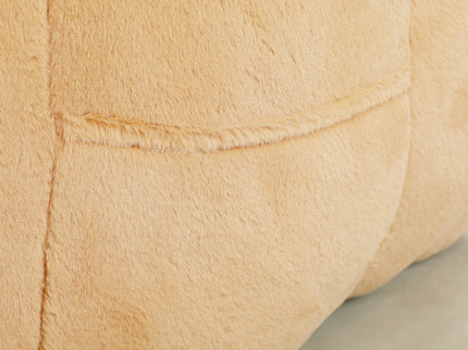 Beanbag Chair, Beanbag Sofa Chair With Armrests Stuffed High Density Foam