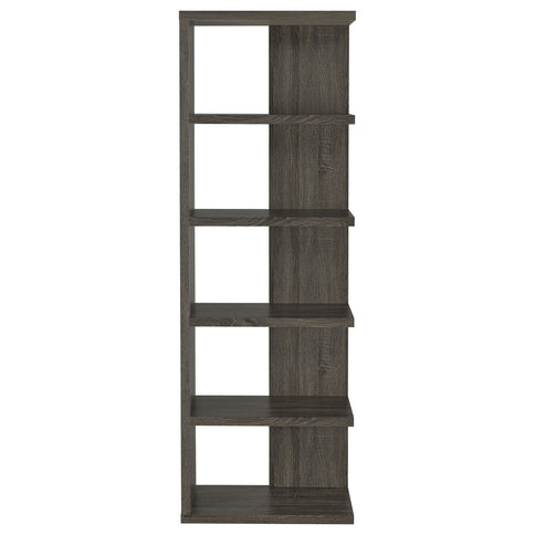 5 Shelf Bookcase - Gray