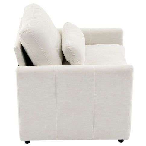 Cozy Upholstered Cushion Armchair For Living Room