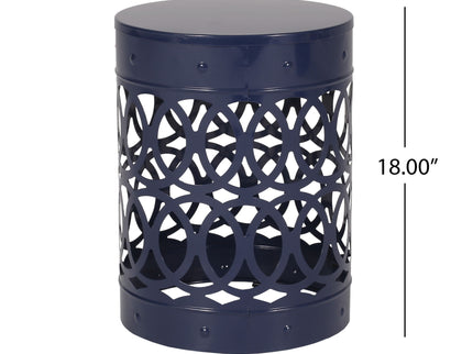 Outdoor Metal Large End Table, Modern Design