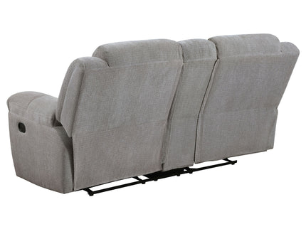 Sebring - 2 Piece Upholstered Reclining Sofa Set With Manual Recline - Gray