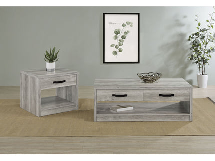 Nuberg - 1 Drawer Table - Gray