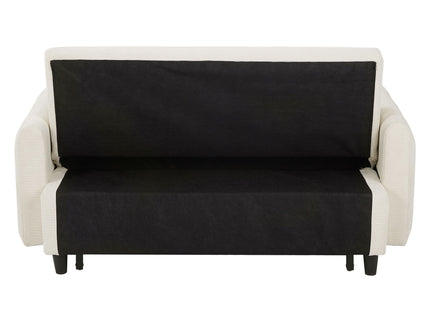 Pull-Out 2 Seat Modern Sleeper Sofa With 2 Throw Pillows And USB Ports