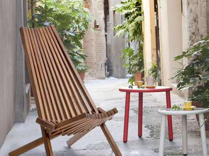 Folding Wood Chair, Portable Solid Wood Seating For Indoor Or Outdoor Use - Natural
