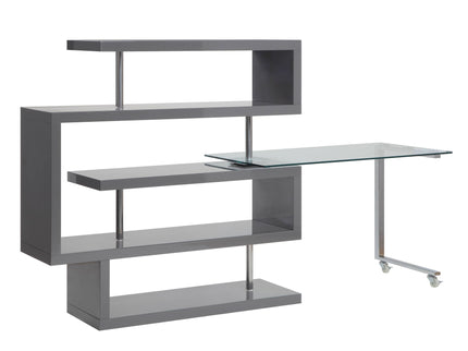 Buck II - Writing Desk With Bookshelf