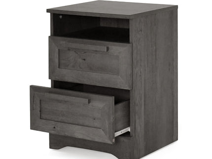Broxon - Rustic Drawer Nightstand