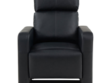 Push Back Recliner - Black