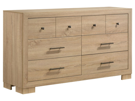 Merritt - 6 Drawer Dresser Cabinet - Light Oak